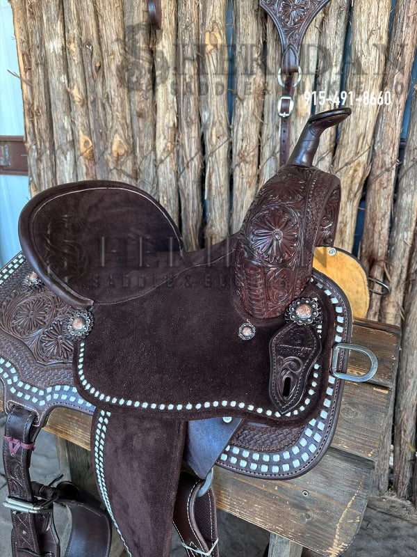 $1,690 - 14" Sheridan AirLite Barrel Racing Saddle 20lbs