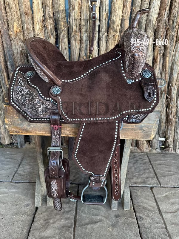 $1,690 - 16" Sheridan AirLite Barrel Racing Saddle 20lbs