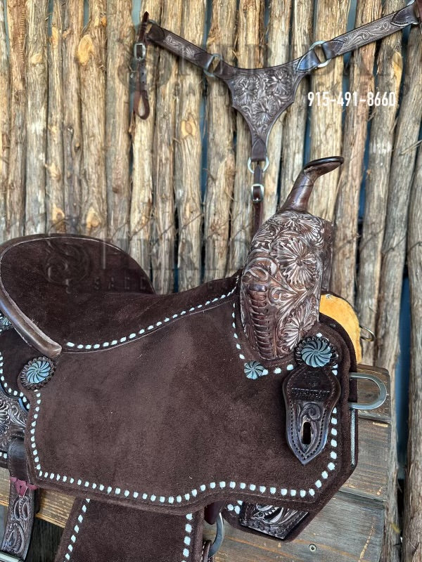 $1,690 - 16" Sheridan AirLite Barrel Racing Saddle 20lbs