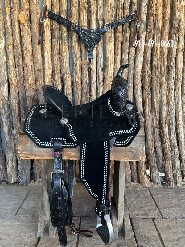 $1,690 - 15.5" Sheridan AirLite Barrel Racing Saddle 20lbs