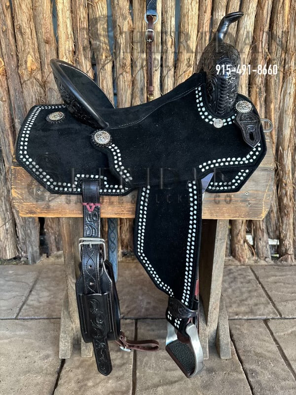 $1,690 - 15.5" Sheridan AirLite Barrel Racing Saddle 20lbs