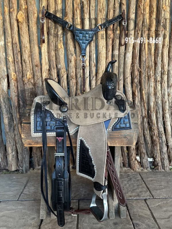 $1,690 - 14" Sheridan AirLite Barrel Racing Saddle 20lbs
