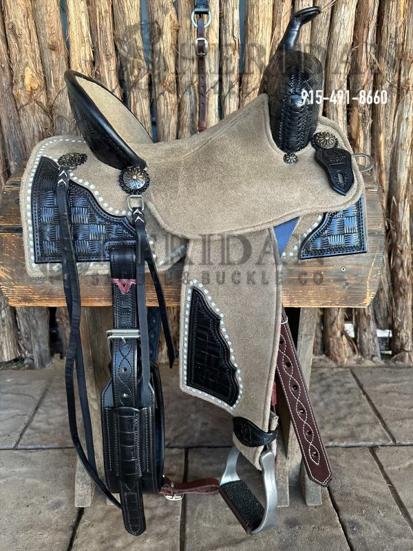 $1,690 - 14" Sheridan AirLite Barrel Racing Saddle 20lbs