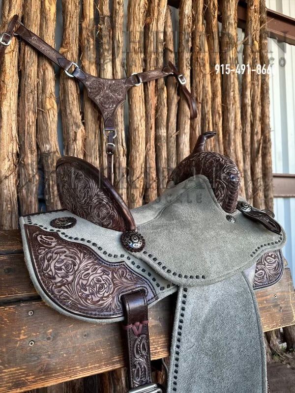 $1,690 - 13.5" Sheridan AirLite Barrel Racing Saddle 20lbs