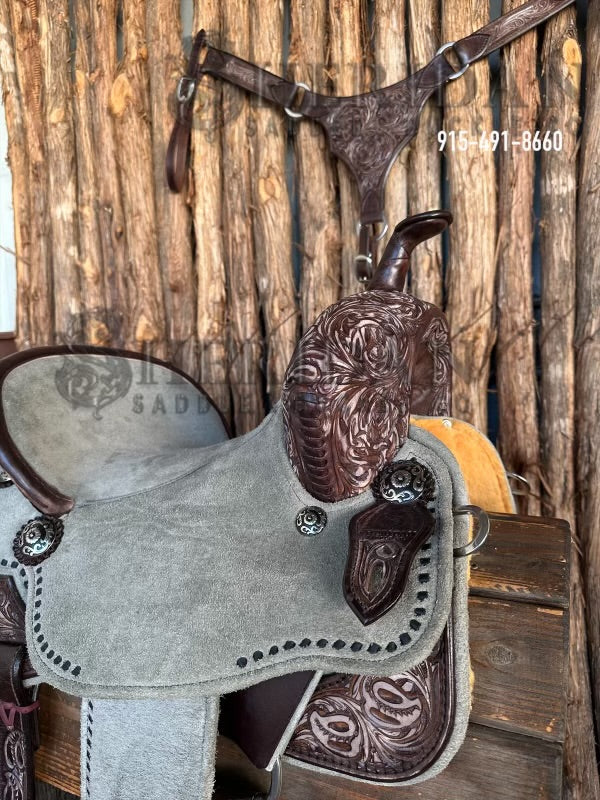 $1,690 - 15" Sheridan AirLite Barrel Racing Saddle 20lbs