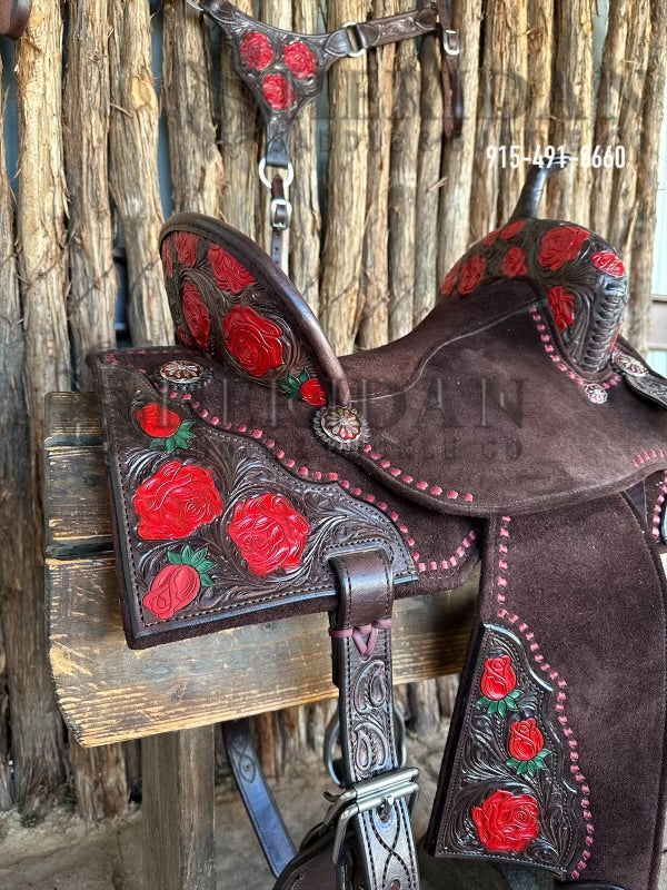 $1,690 - 15" Sheridan AirLite Barrel Racing Saddle 20lbs