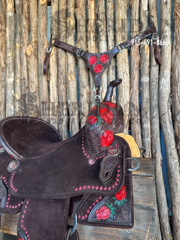 $1,690 - 15" Sheridan AirLite Barrel Racing Saddle 20lbs