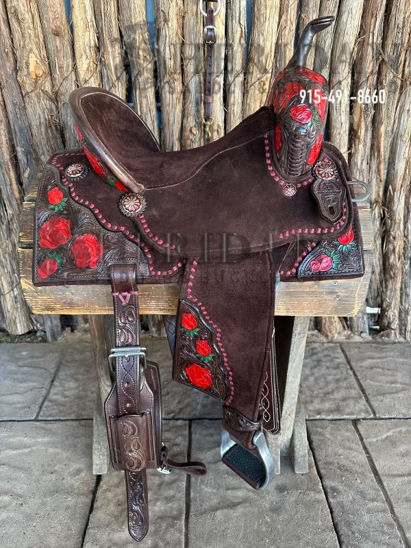 $1,690 - 15" Sheridan AirLite Barrel Racing Saddle 20lbs