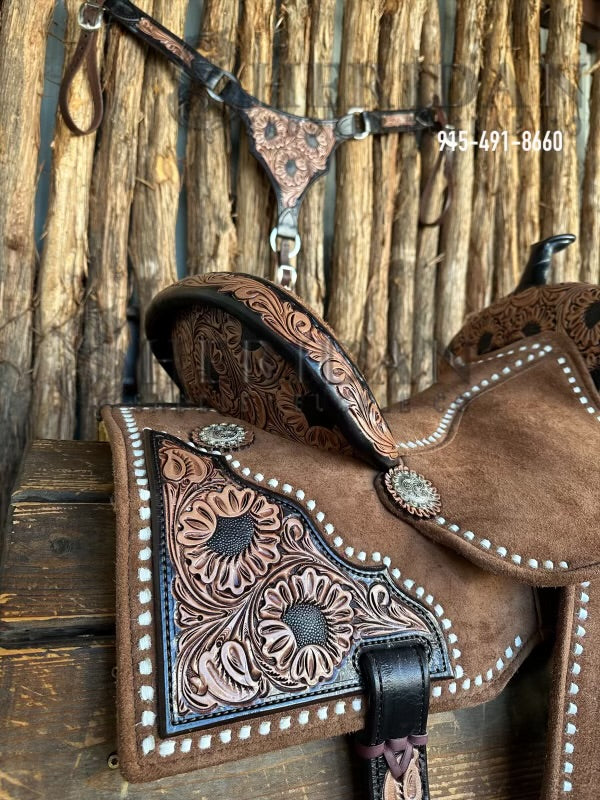 $1,690 - 14" Sheridan AirLite Barrel Racing Saddle 20lbs