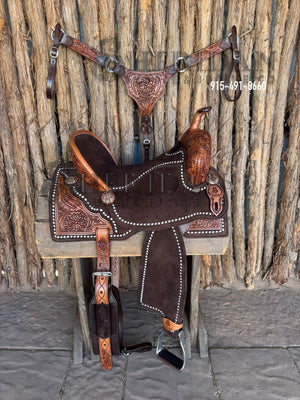 $1,200 - 16" Sheridan AIRLITE Barrel Racing Saddle 20lbs