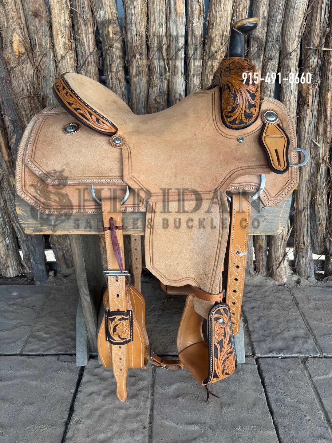 $900- 15" Sheridan Team Roper Saddle