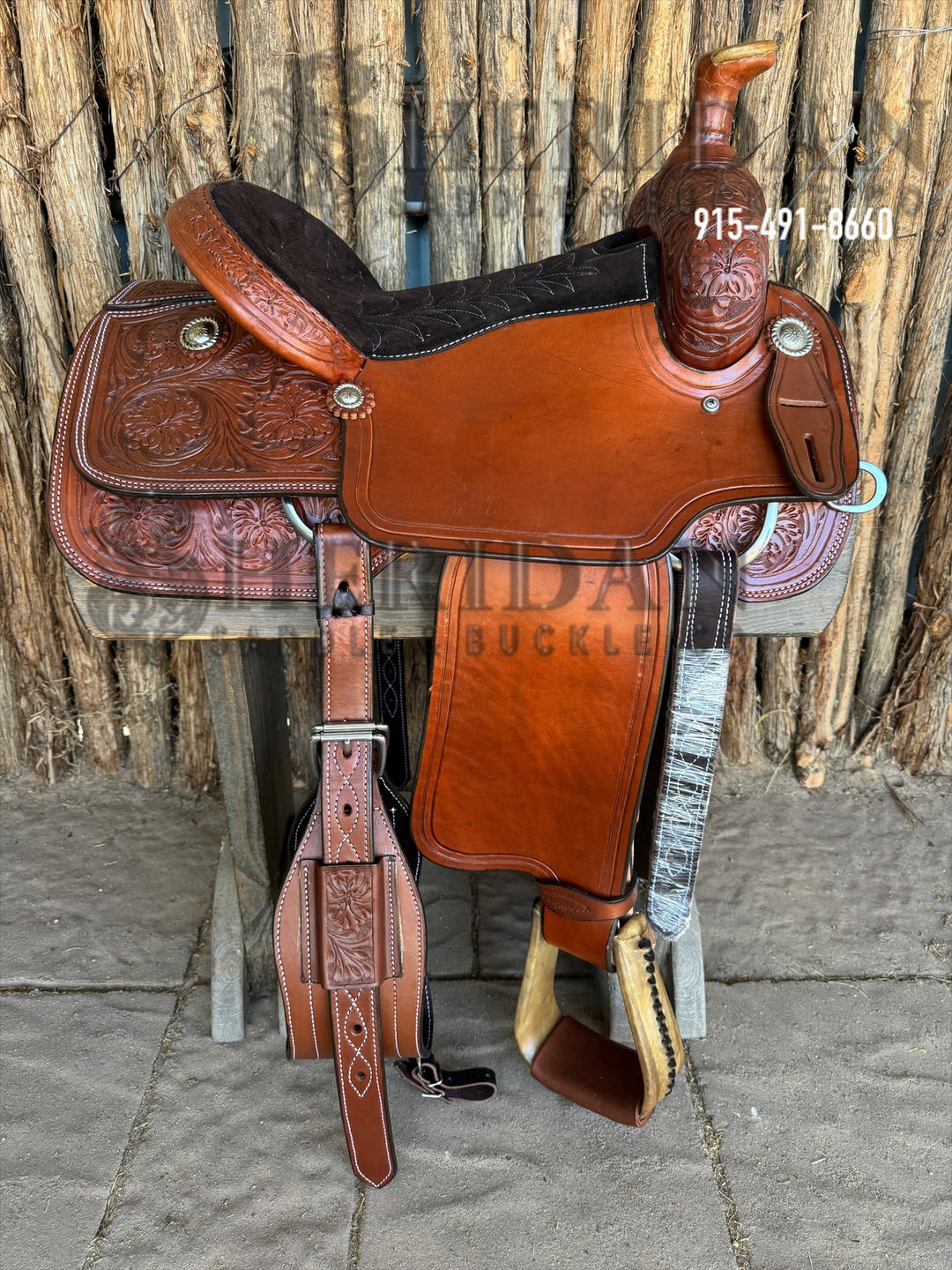 $825- 18" Sheridan Team Roper Saddle