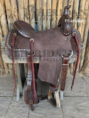 $1,140- 15.5" Sheridan Ranch Cutter Saddle