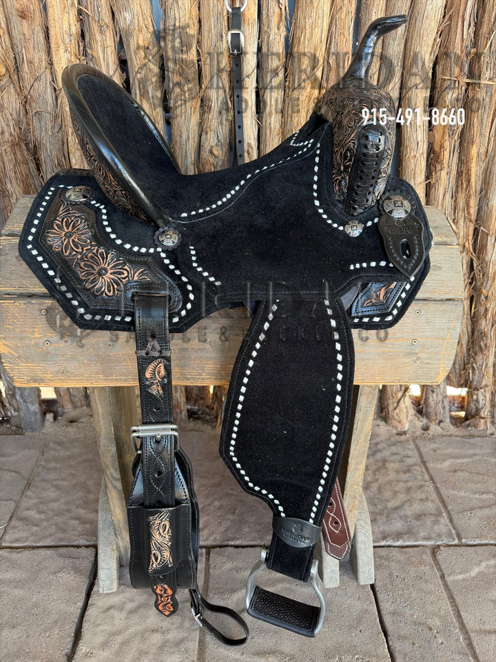 $1,690 - 14.5" Sheridan AirLite Barrel Racing Saddle 20lbs