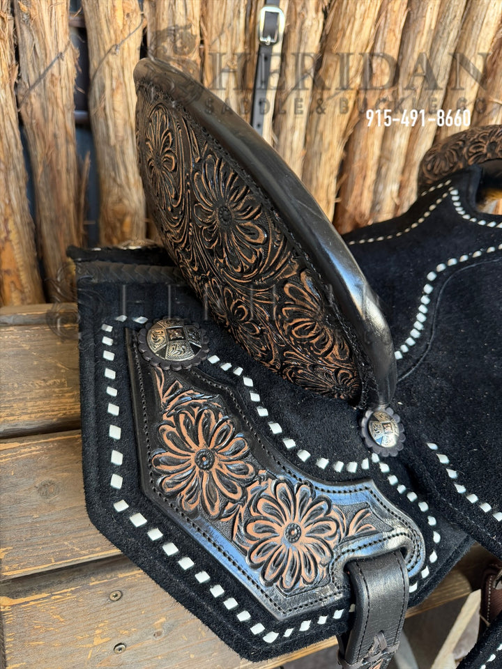 $1,690 - 14.5" Sheridan AirLite Barrel Racing Saddle 20lbs