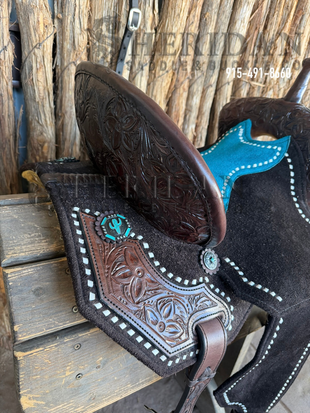 $1,690 - 14.5" Sheridan AirLite Barrel Racing Saddle 20lbs