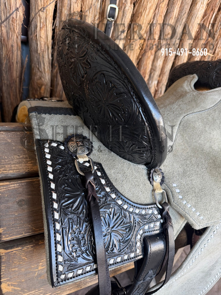 $1,690 - 14" Sheridan AirLite Barrel Racing Saddle 20lbs