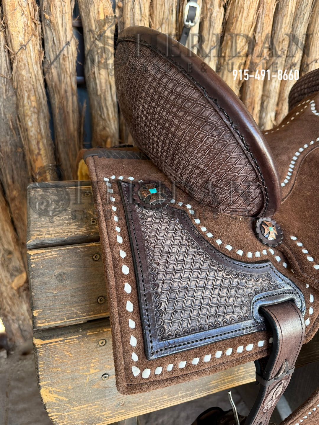 $1,690 - 14.5" Sheridan AirLite Barrel Racing Saddle 20lbs