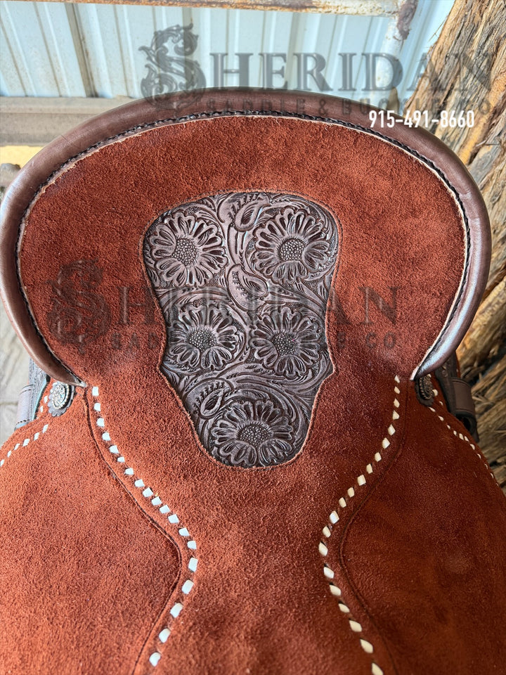 $1,690 - 15.5" Sheridan AirLite Barrel Racing Saddle 20lbs