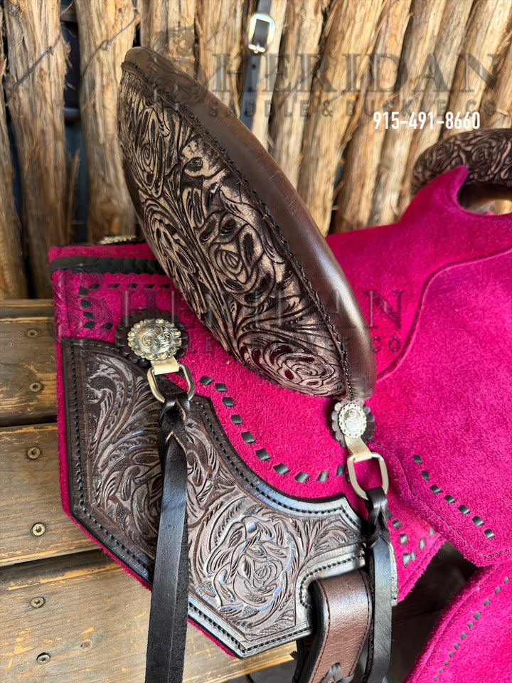 $1,690 - 14" Sheridan AirLite Barrel Racing Saddle 20lbs