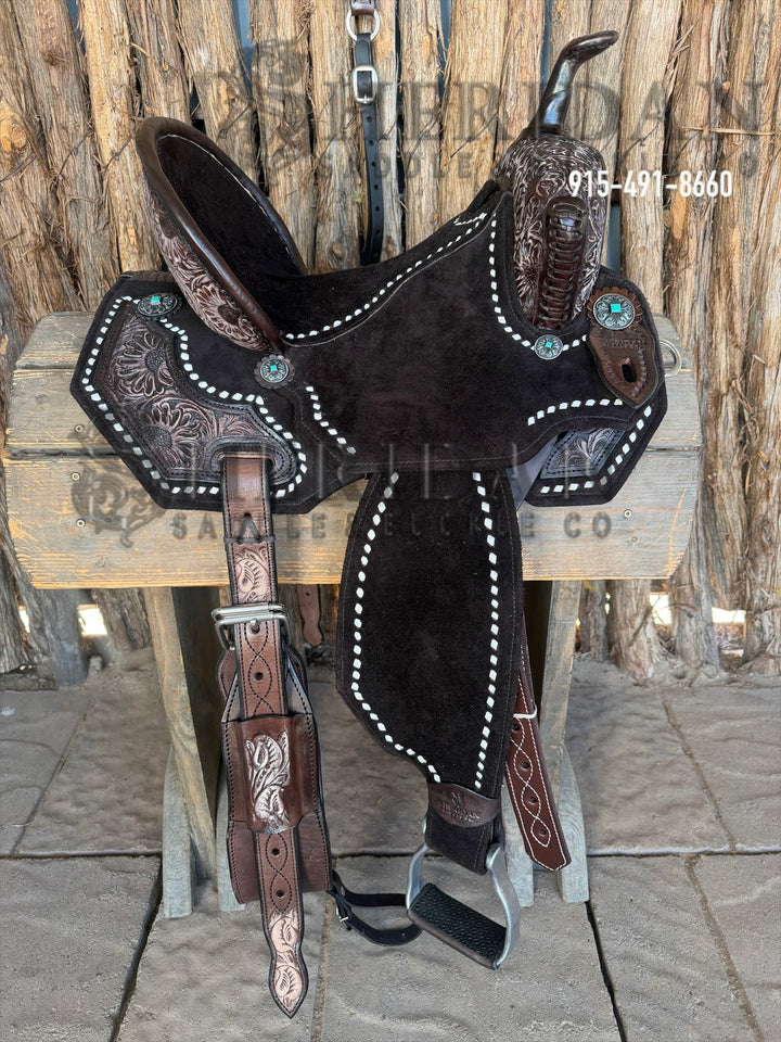 $1,690 - 13.5" Sheridan AirLite Barrel Racing Saddle 20lbs