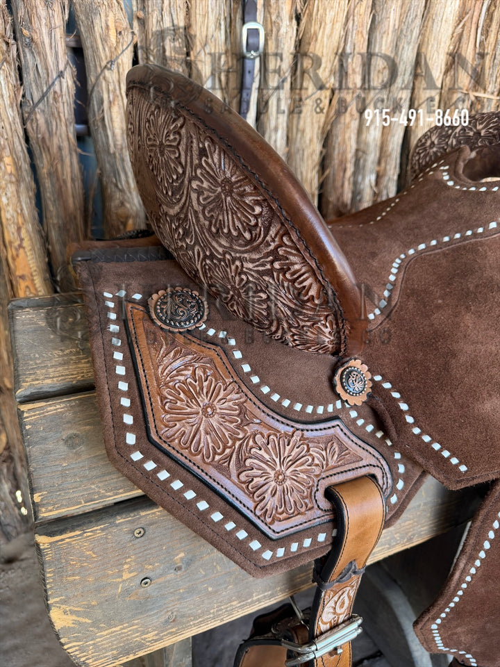 $1,690 - 16" Sheridan AirLite Barrel Racing Saddle 20lbs
