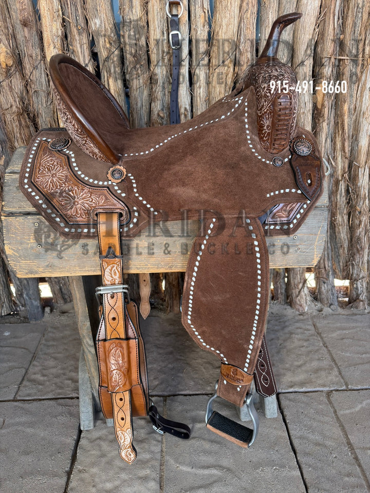 $1,690 - 16" Sheridan AirLite Barrel Racing Saddle 20lbs