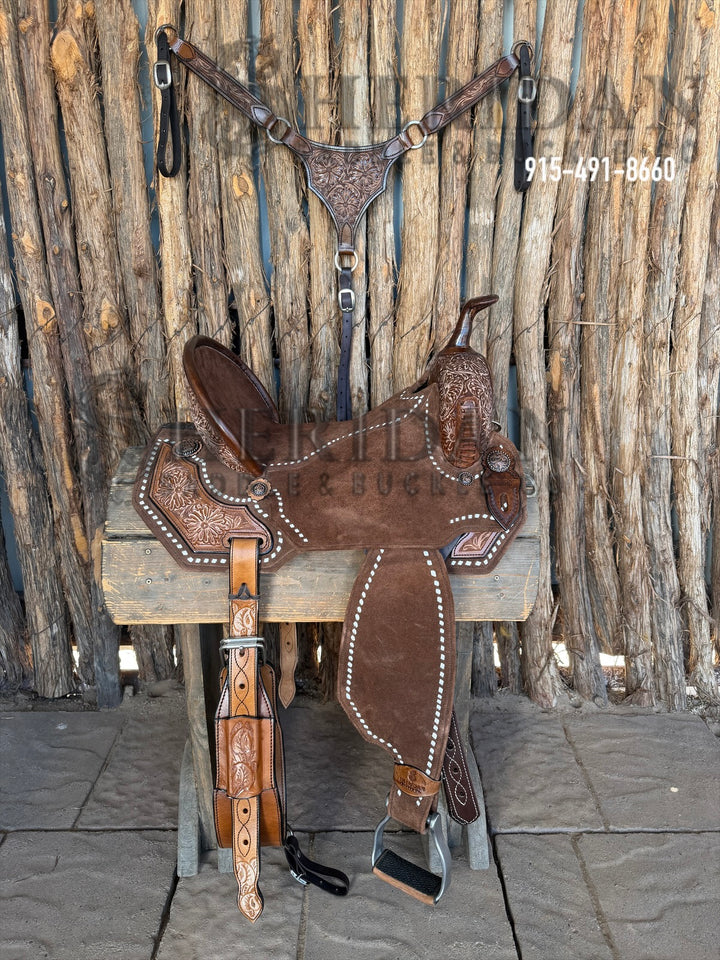 $1,690 - 16" Sheridan AirLite Barrel Racing Saddle 20lbs