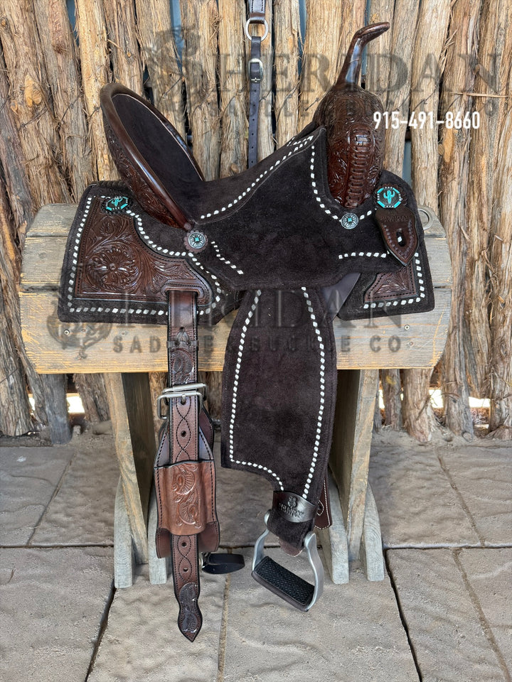 $1,690 - 13" Sheridan AirLite Barrel Racing Saddle 20lbs