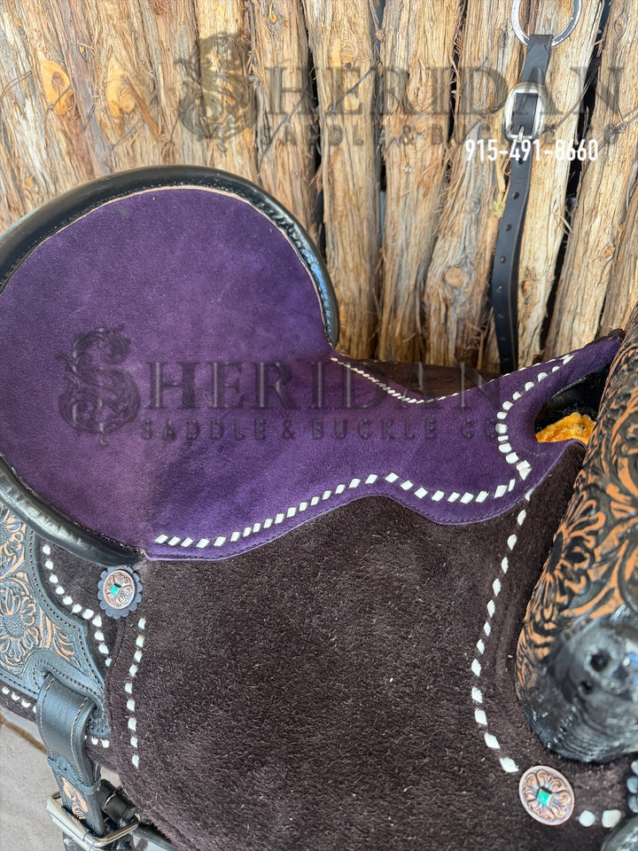 $1,690 - 15" Sheridan AirLite Barrel Racing Saddle 20lbs
