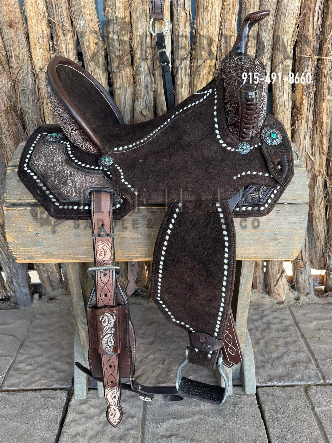 $1,690 - 14.5" Sheridan AirLite Barrel Racing Saddle 20lbs