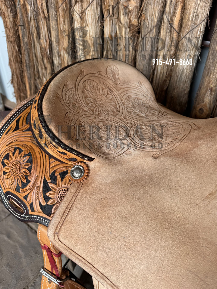 $950 - 14.5" Sheridan Calf Roper Saddle