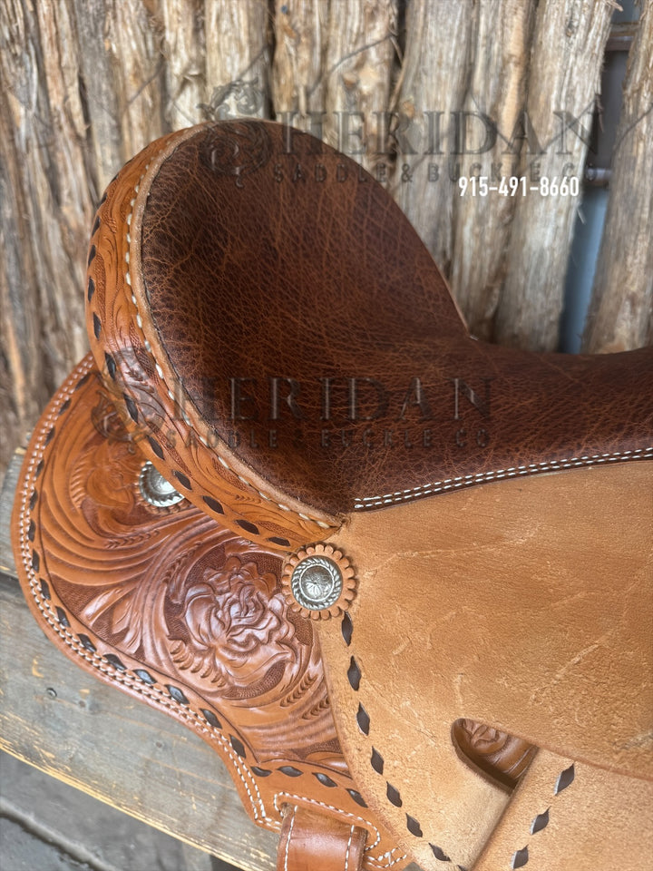 $1,090 - 15" Sheridan Barrel Racing Saddle