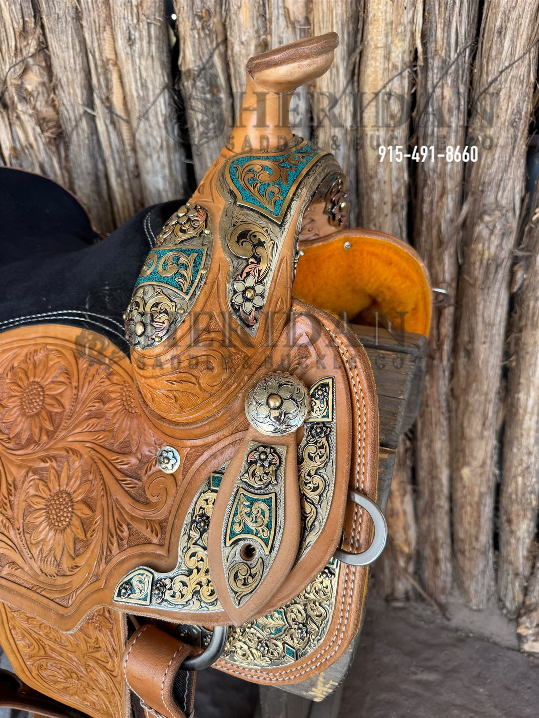 $3,800- 15" Sheridan Silver Show Saddle