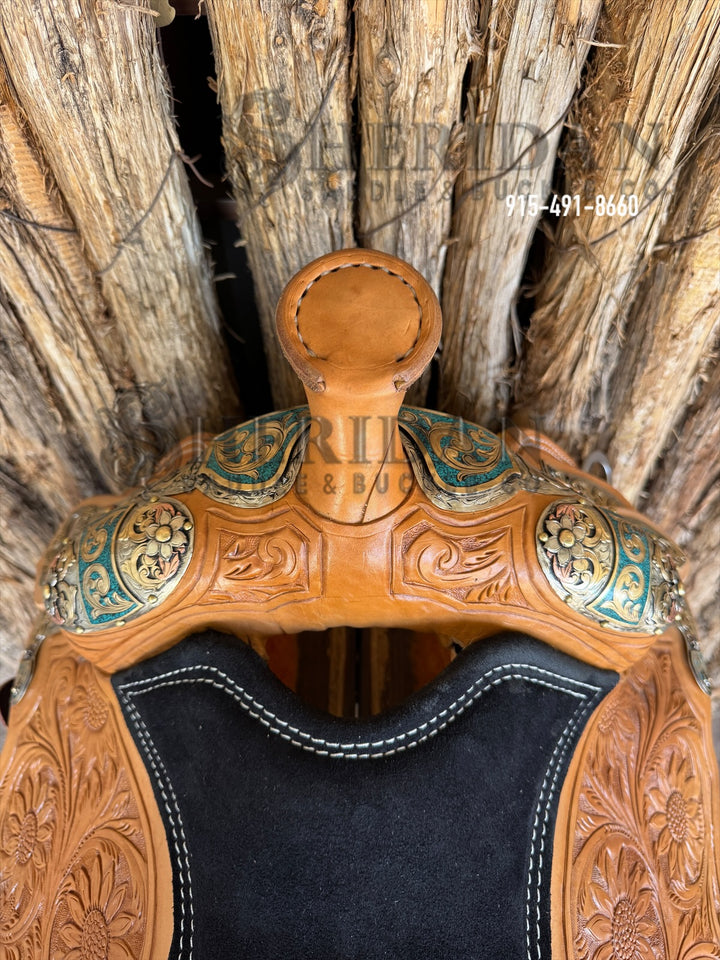 $3,800- 15" Sheridan Silver Show Saddle