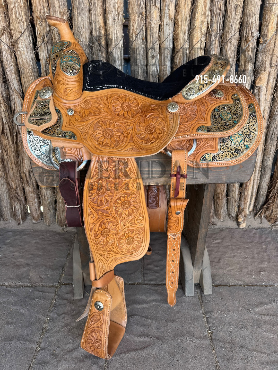 $3,800- 15" Sheridan Silver Show Saddle