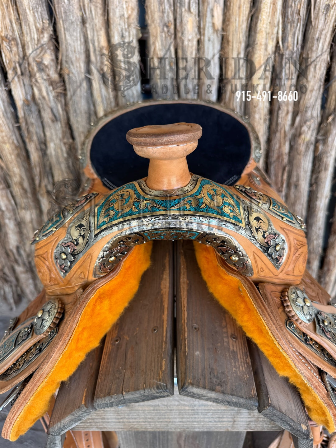$3,800- 15" Sheridan Silver Show Saddle