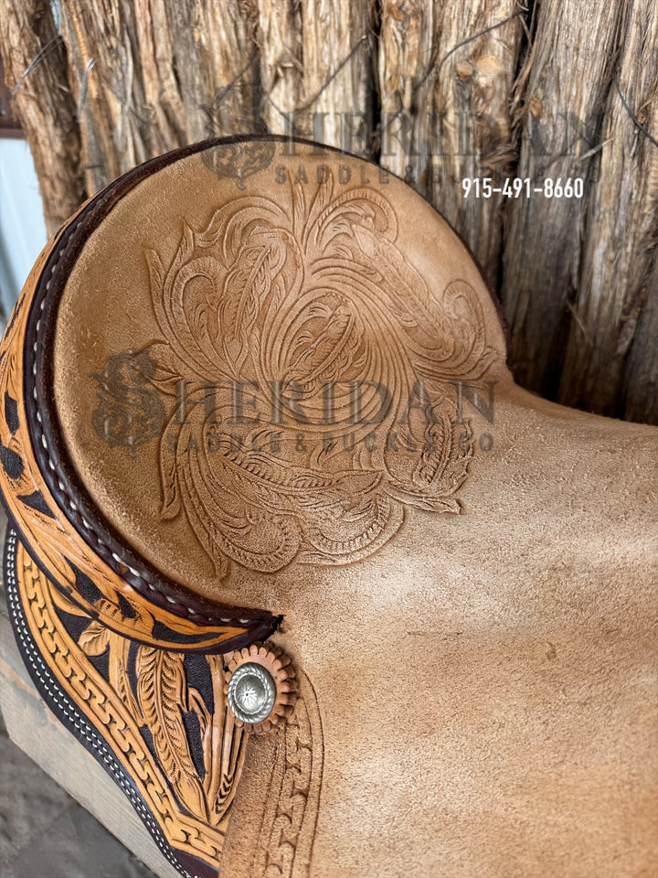 $990 - 15.5" Sheridan Barrel Racing Saddle