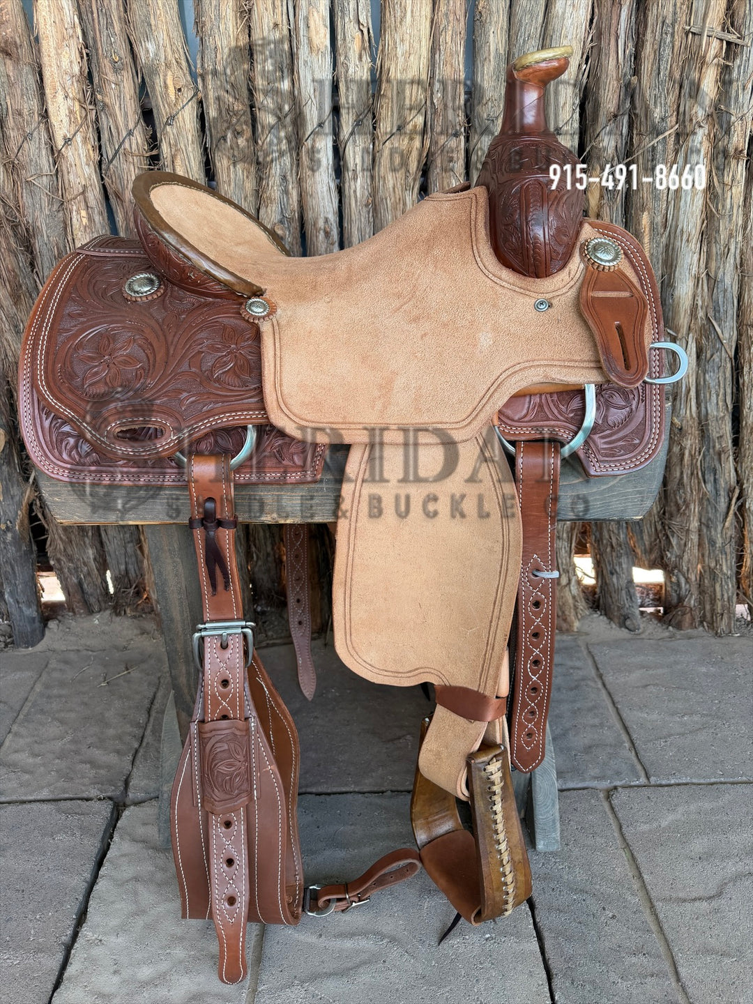 $950 - 15" Sheridan Calf Roper Saddle