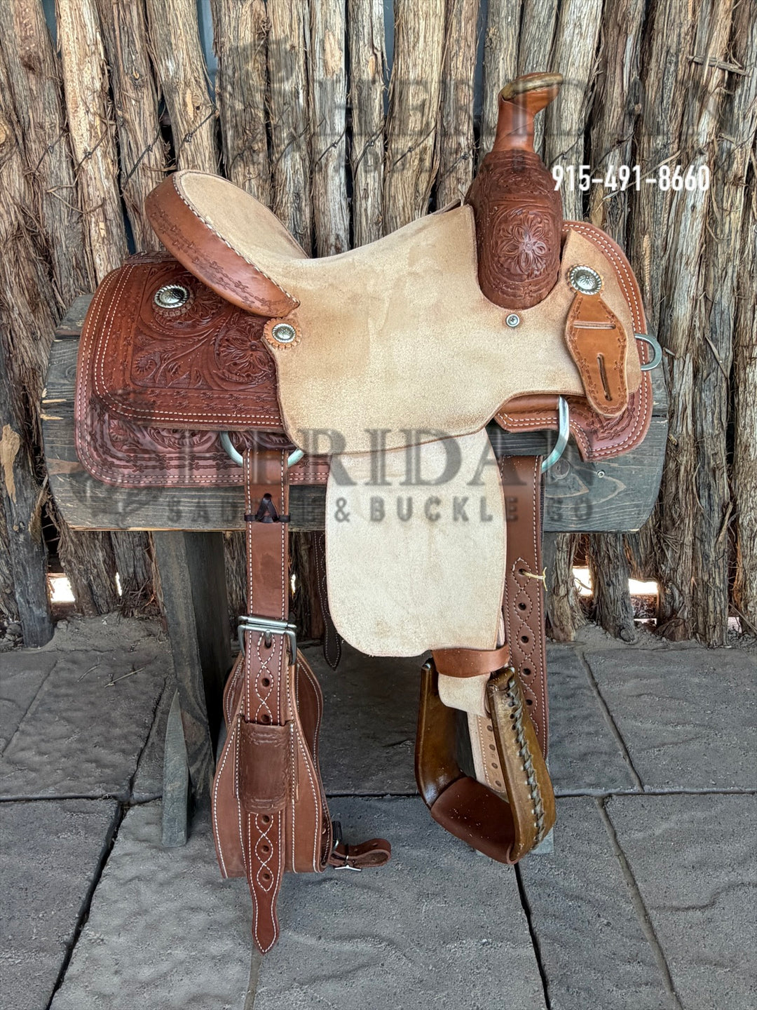 $850- 13" Sheridan Team Roper Saddle