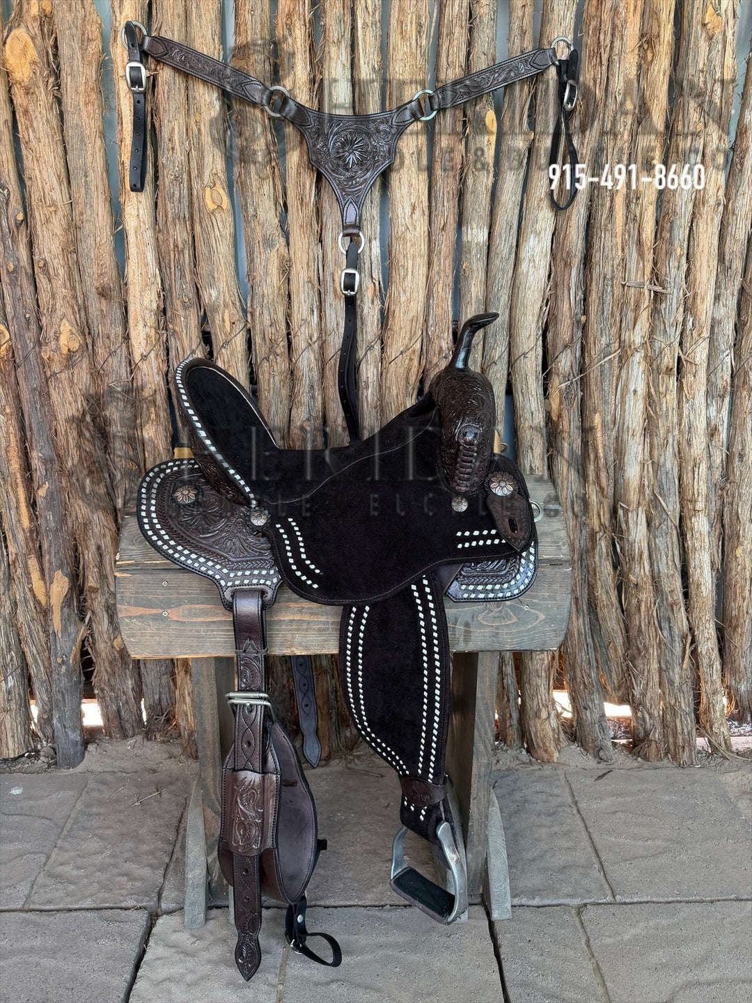 $1,475 - 15.5" Sheridan AirLite Barrel Racing Saddle 20lbs-WB