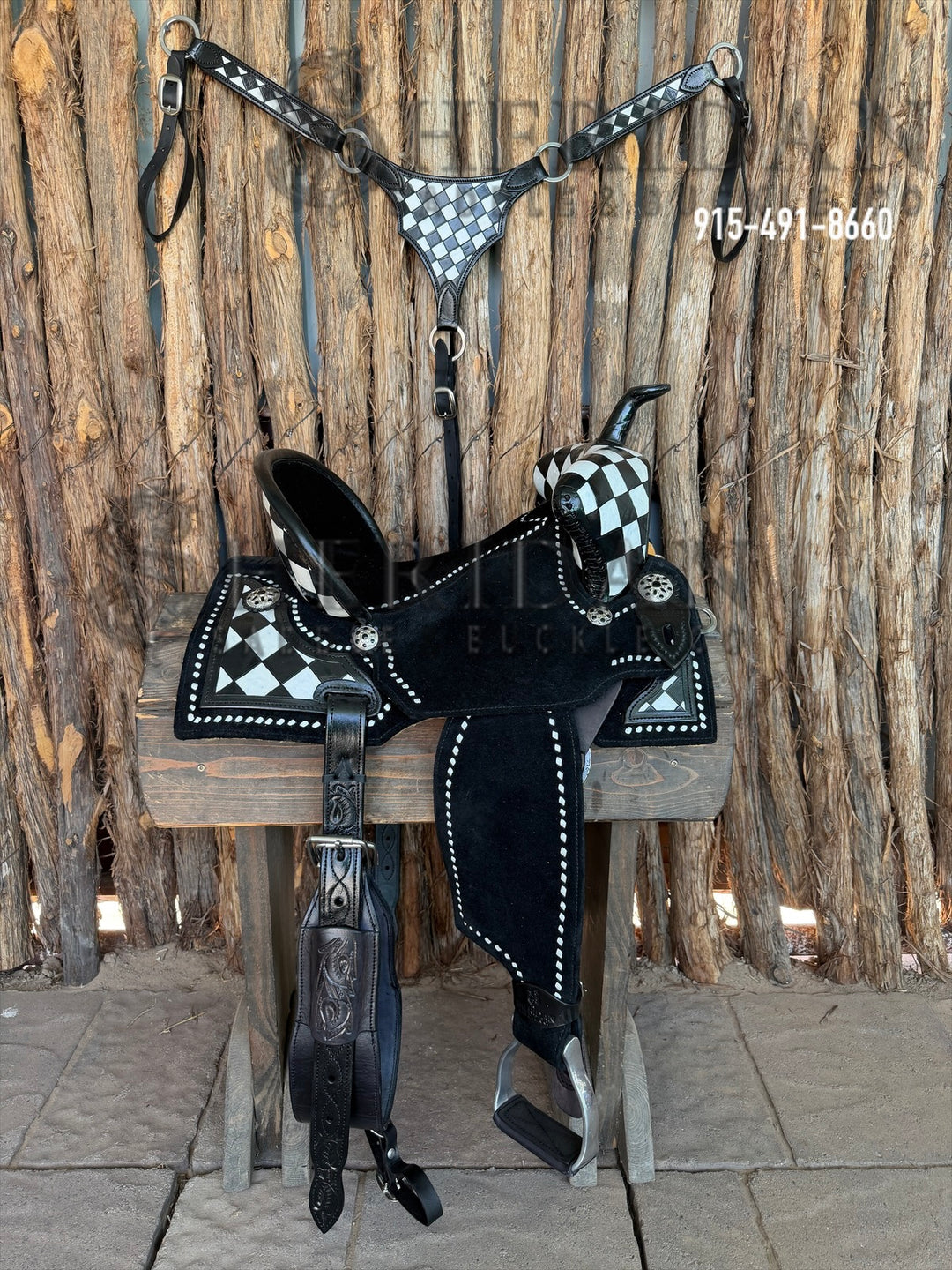 $1,475 - 15" Sheridan AirLite Defender Swell Barrel Racing Saddle 20lbs-WB