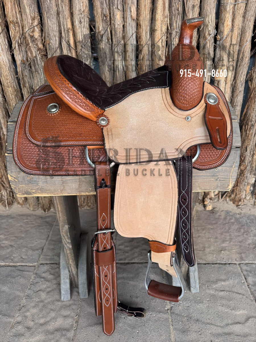 $690- 13" Sheridan Team Roper Saddle