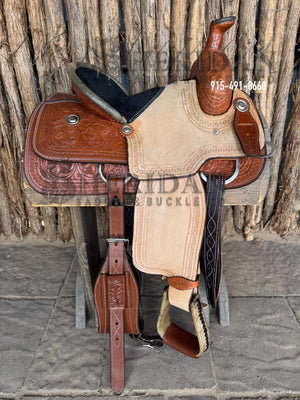 $800- 14" Sheridan Team Roper Saddle