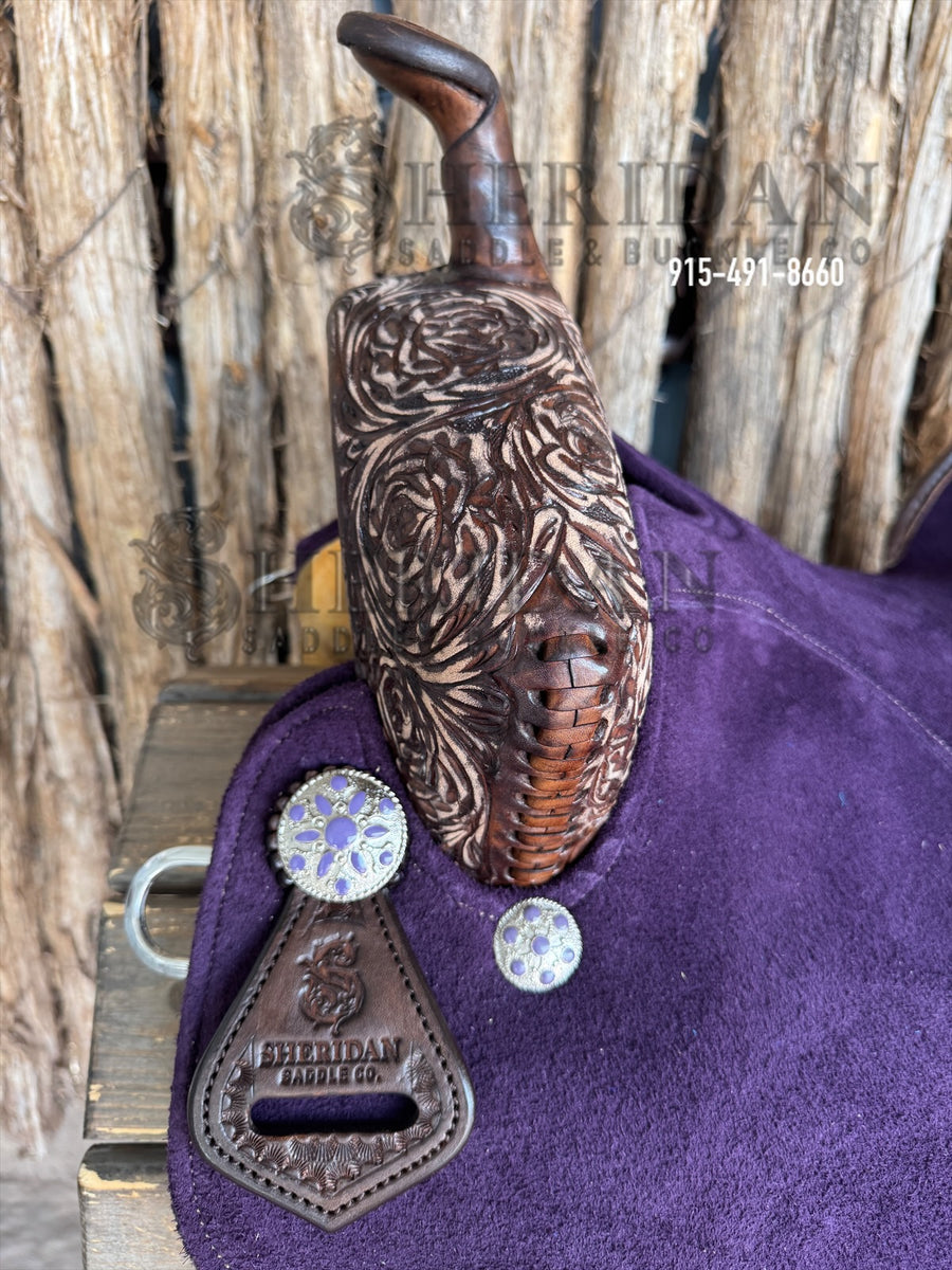 $1,225 - 13.5" Sheridan Barrel Racing Saddle 20lbs