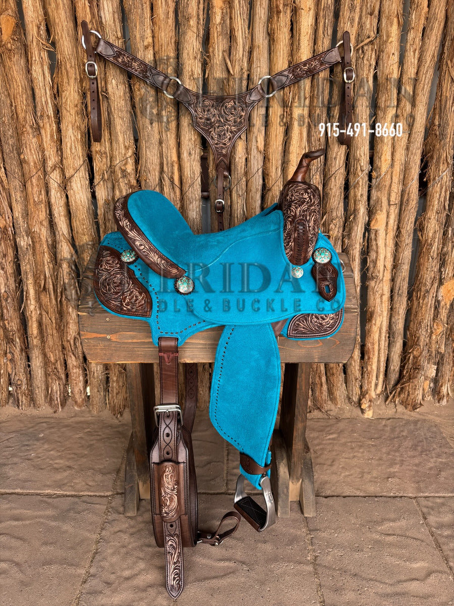$1,225 - 15" Sheridan Barrel Racing Saddle 20lbs