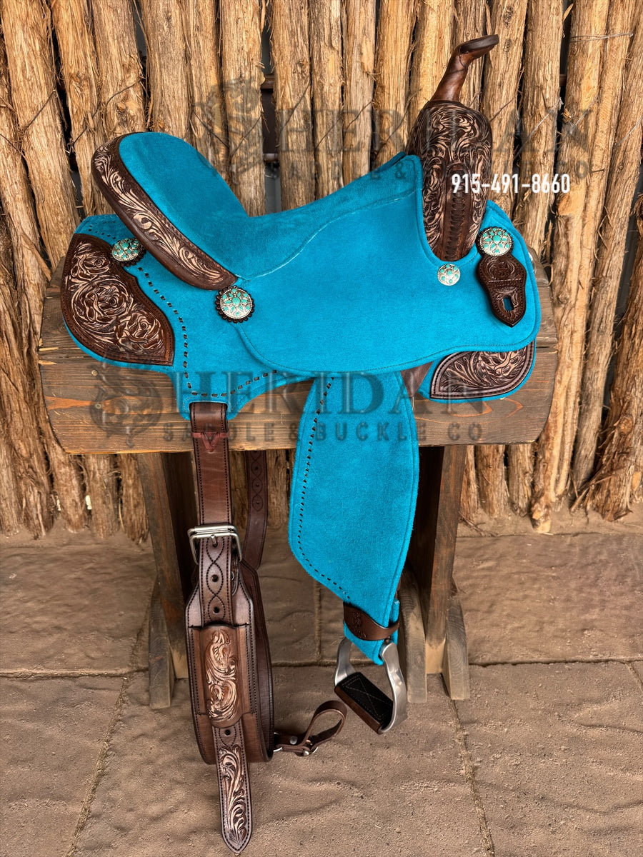 $1,225 - 15" Sheridan Barrel Racing Saddle 20lbs
