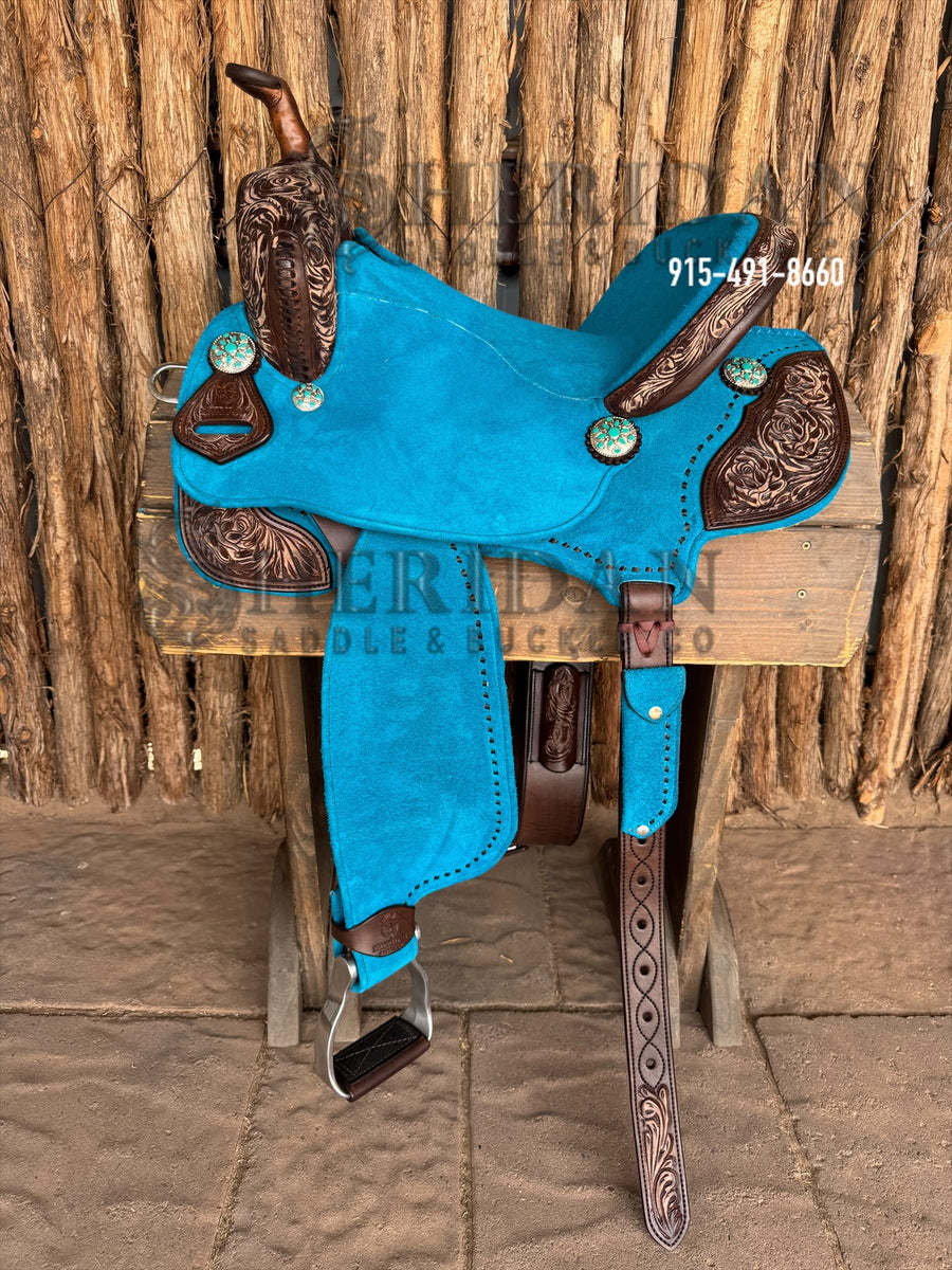 $1,225 - 15" Sheridan Barrel Racing Saddle 20lbs