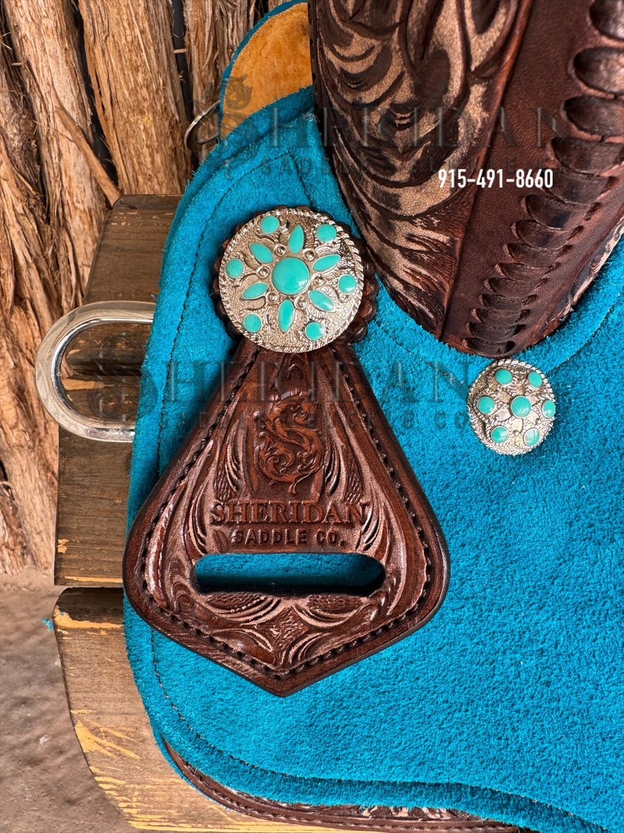 $1,225 - 15" Sheridan Barrel Racing Saddle 20lbs