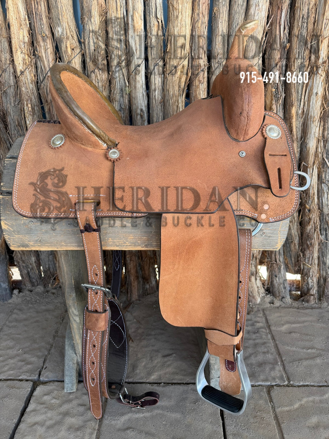 $690- 15.5" Sheridan Barrel Racing Saddle